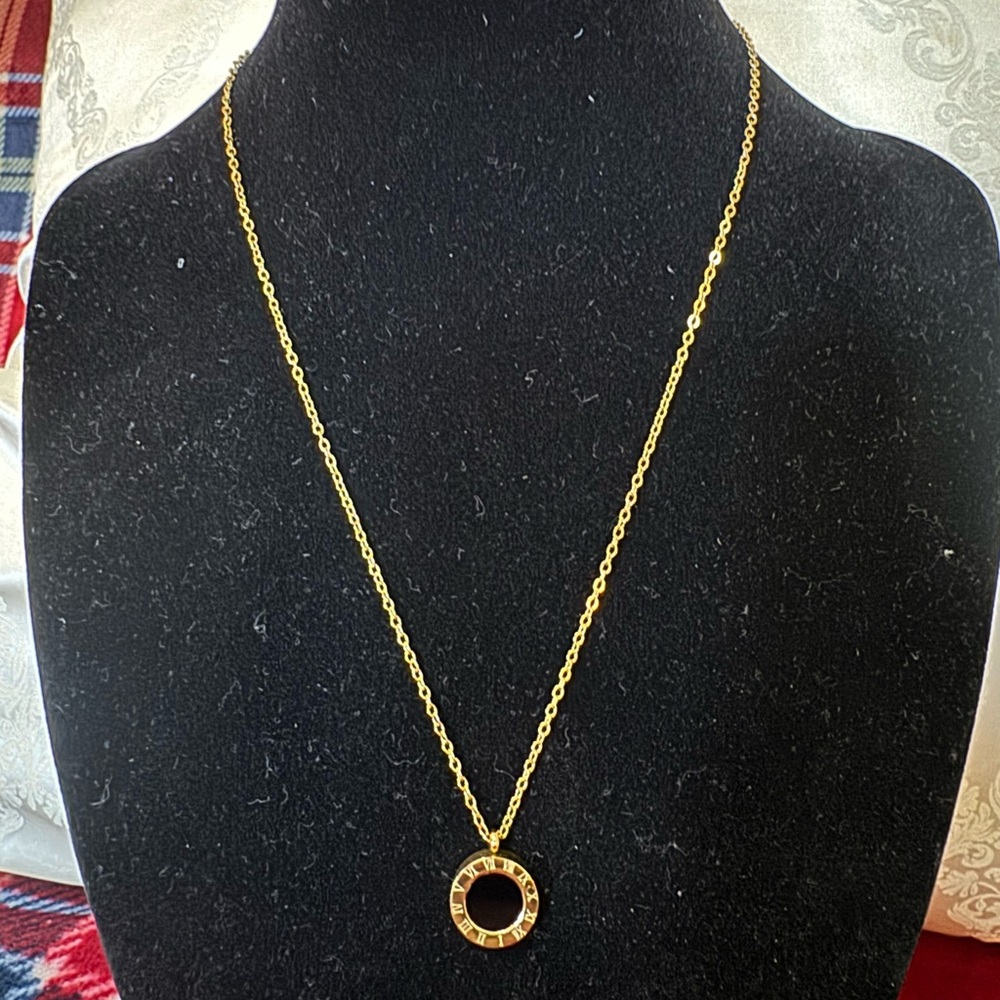 18k gold plated stainless steel necklace
